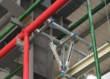 穆棱该抗震支架的整体式支吊架结构协调性好